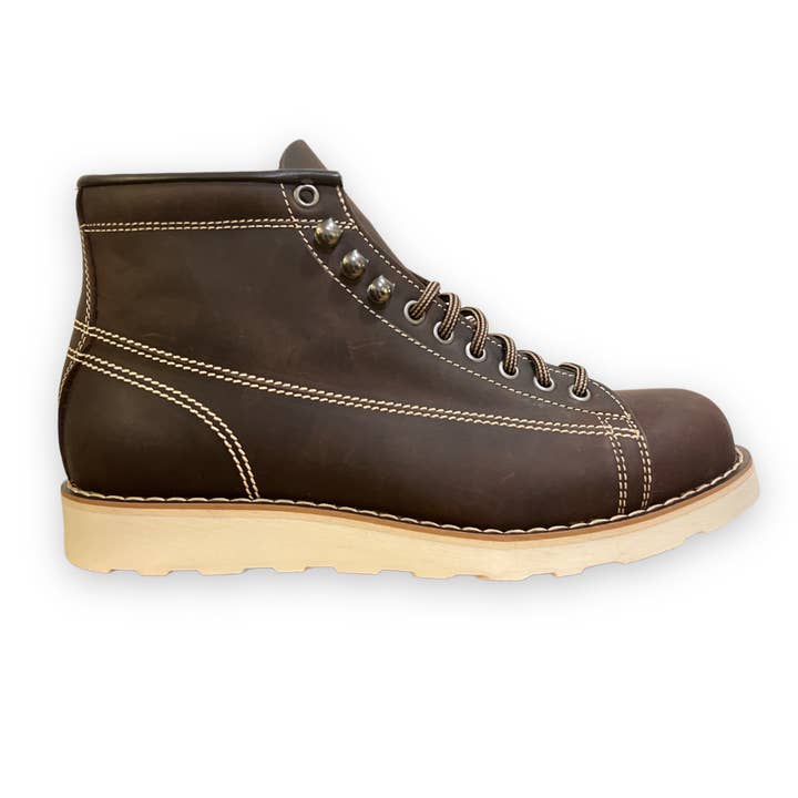 Metropolitan Mountaineer Boots - dark brown for wholesale by Mitchumm Industries