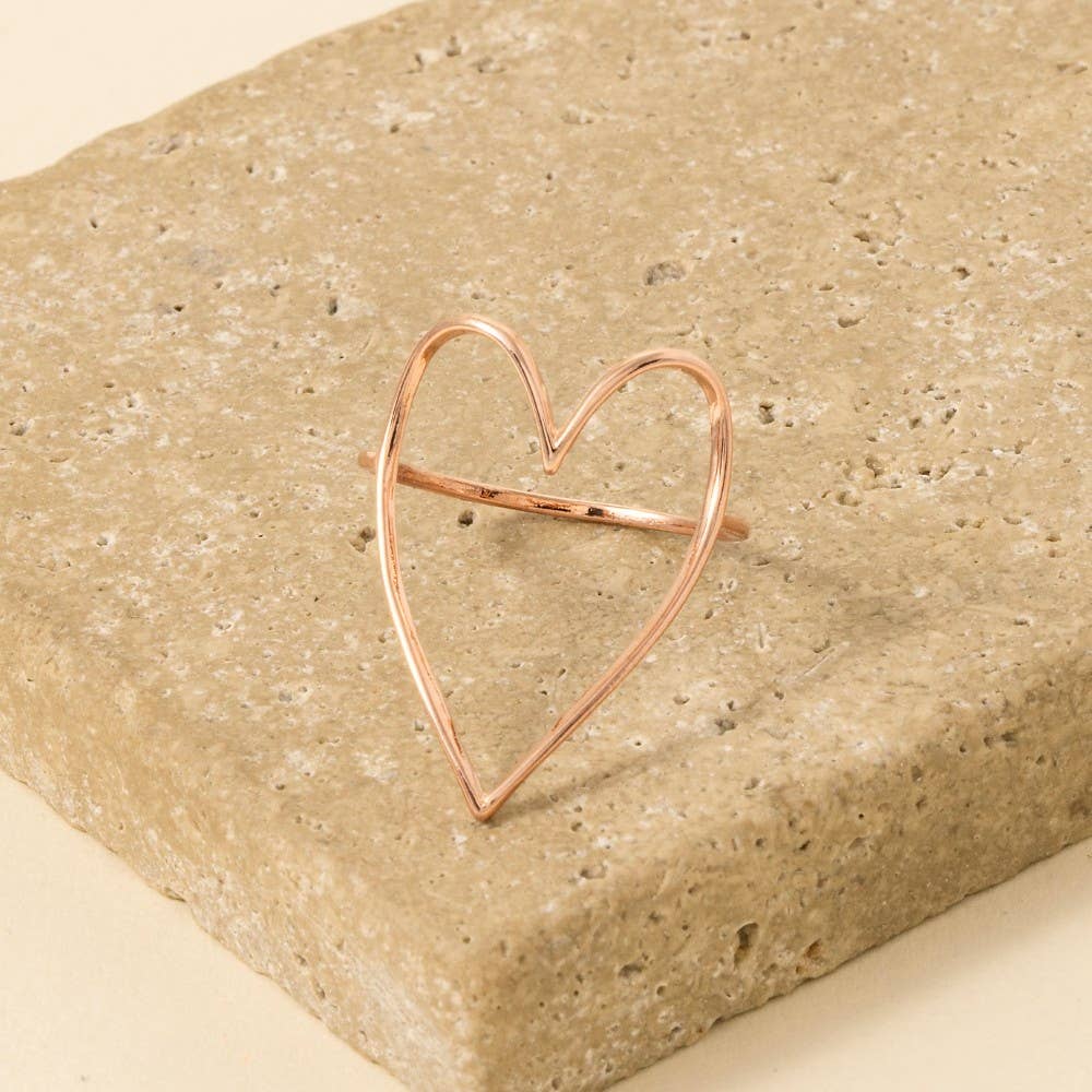 Anarchy Street – wholesale Band/Stackad Ring – Ring med utskuret hjärta4