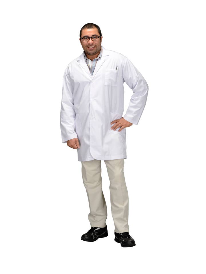 Aeromax Toys - Wholesale Costume - Men's - Adult Lab Coat, 3/4 Length0