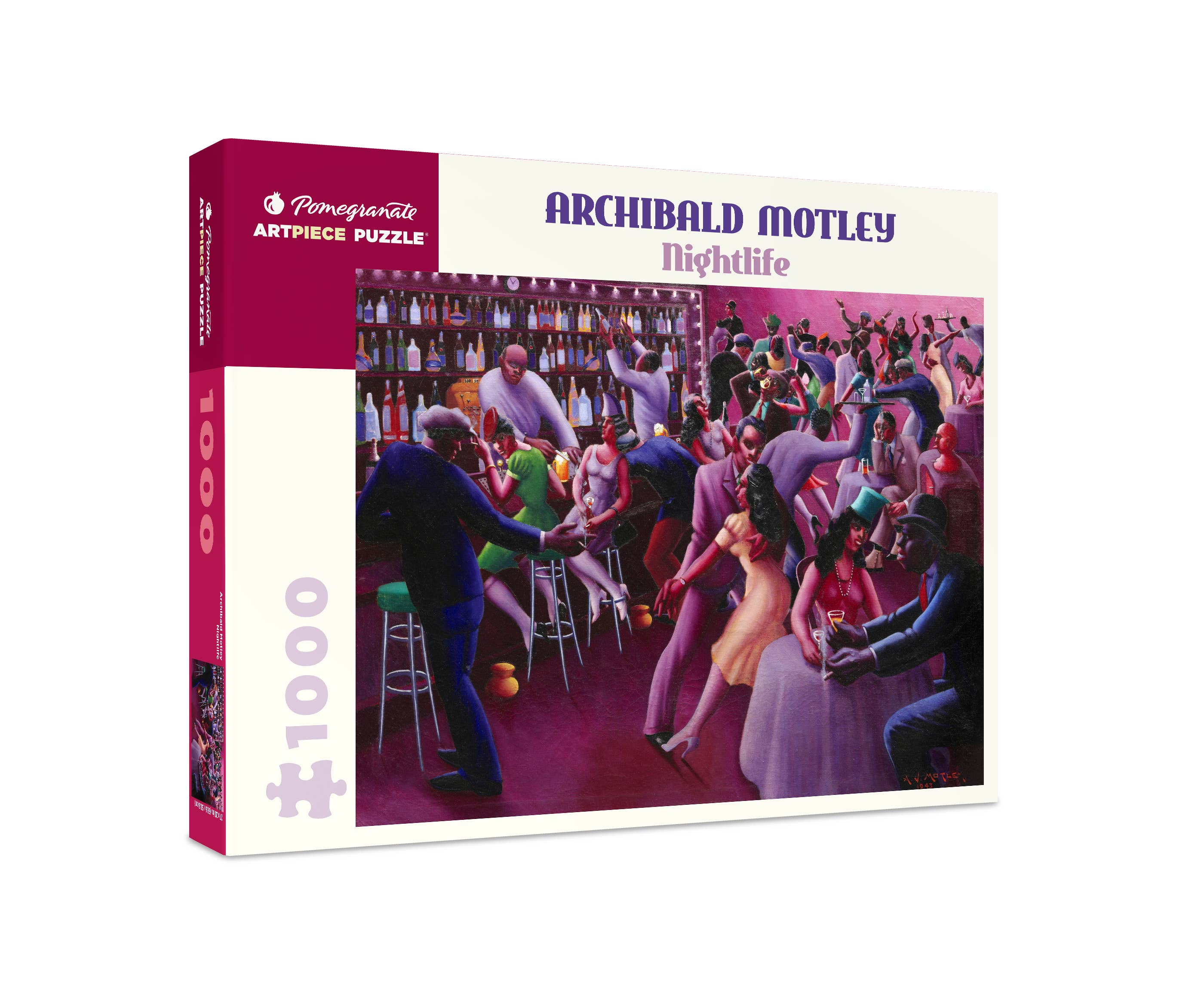 Pomegranate - Wholesale Puzzle - Adult - Archibald Motley: Nightlife 1000-Piece Jigsaw Puzzle