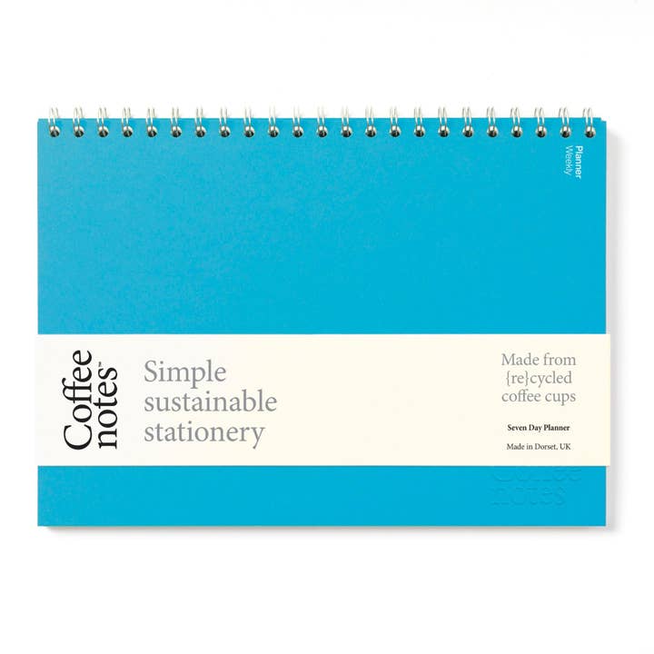 Planificador Semanal Deep Blue para venta al por mayor de Coffeenotes