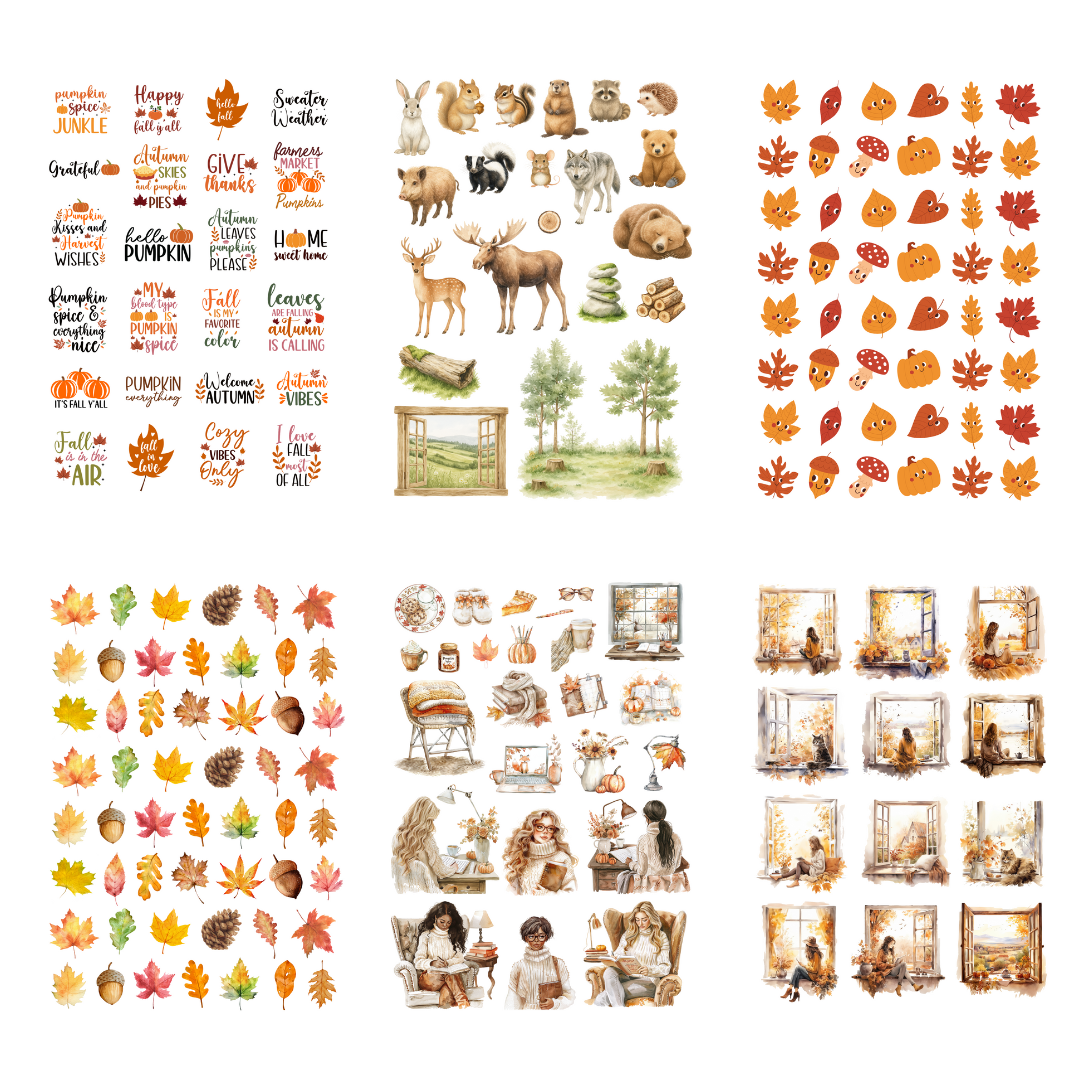 Penpaling Paula - Wholesale Sticker - Autumn - Sticker Book1