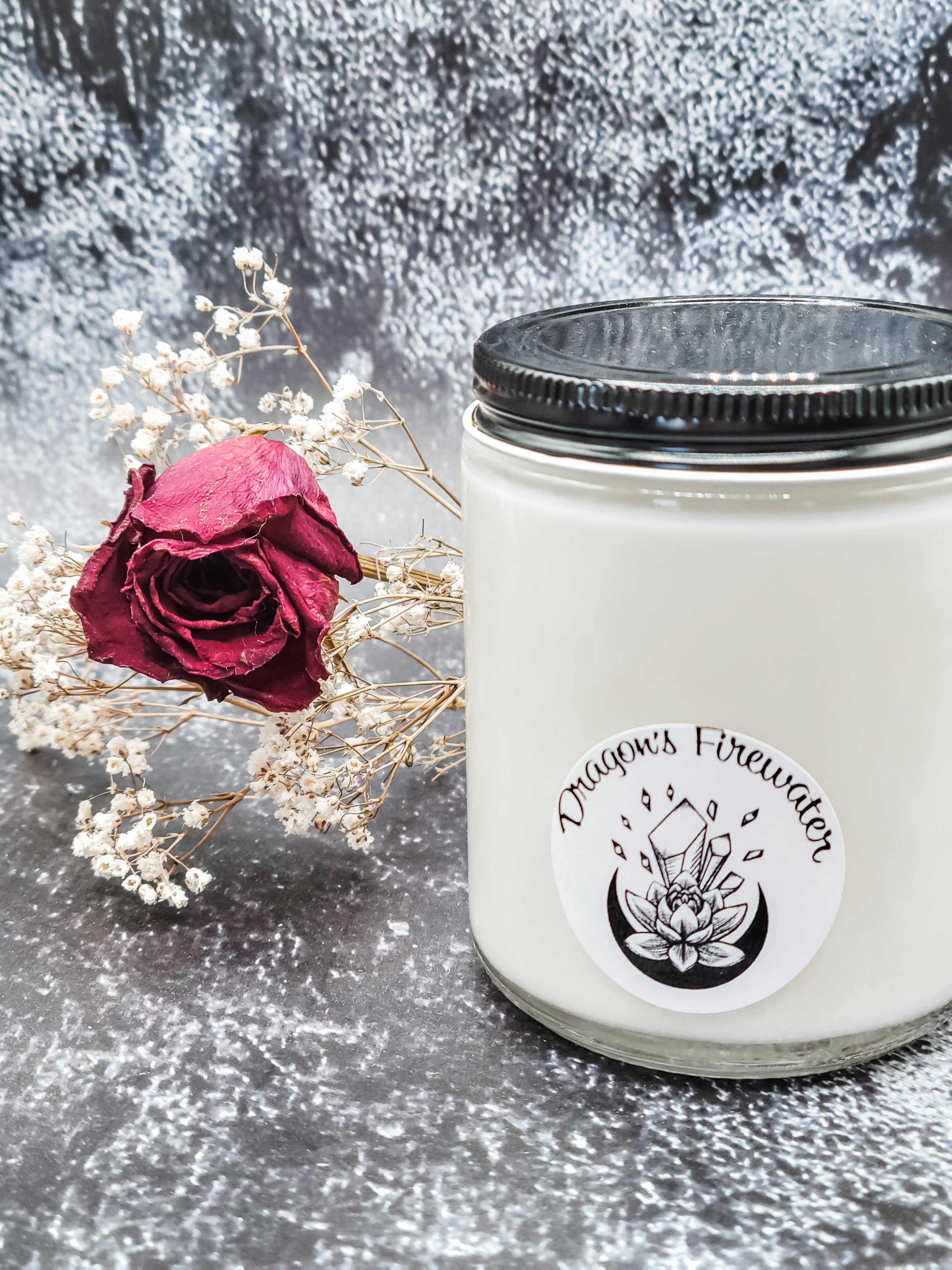 Dark Horse Handcrafted - Wholesale Jar/Filled Candle - Affirmation Candles, 100% Natural Coconut Soy, 7.5 oz10