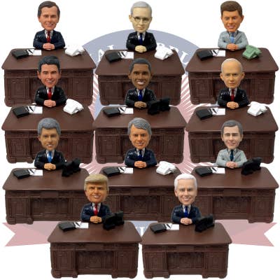 President Resolute Desk Bobbleheads for wholesale by National Bobblehead Hall of Fame and Museum