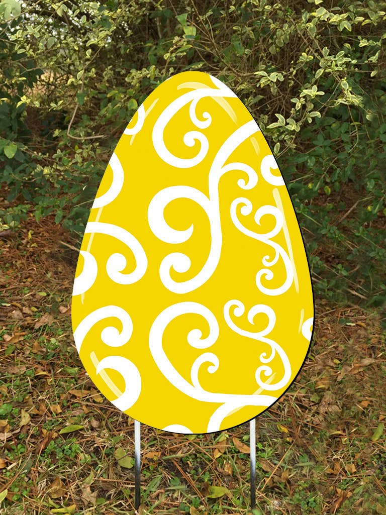 Steel Southern Designs - Wholesale Door Hanger - Outdoor Metal Art Egg16