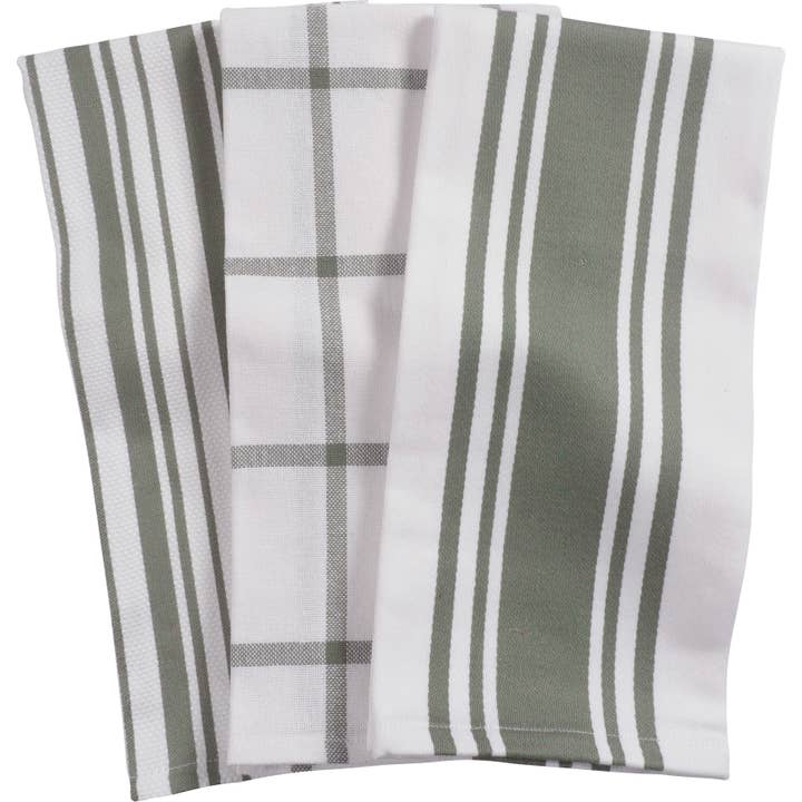 KAF Home - Wholesale Tea Towel - KAF Home Oversized Mixed Set of 3 Kitchen Towels - 20" x 30"