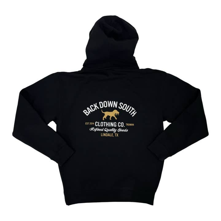 Förfinade Varor Huvtröja - Svart för wholesale av Back Down South Clothing