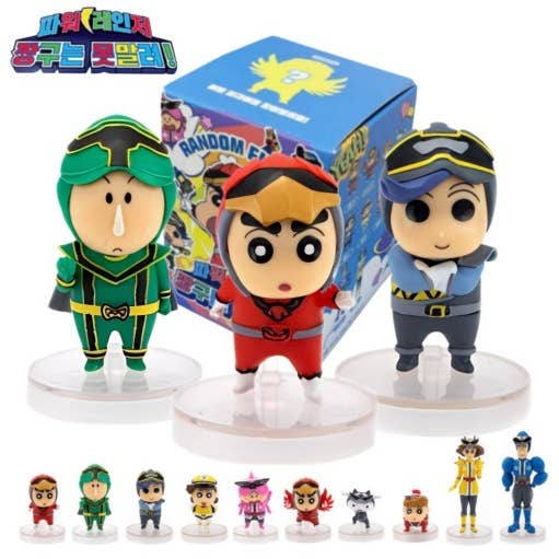 Limited Crayon Shin-chan Power Ranger Random Figure Box for wholesale by K-Wonderland