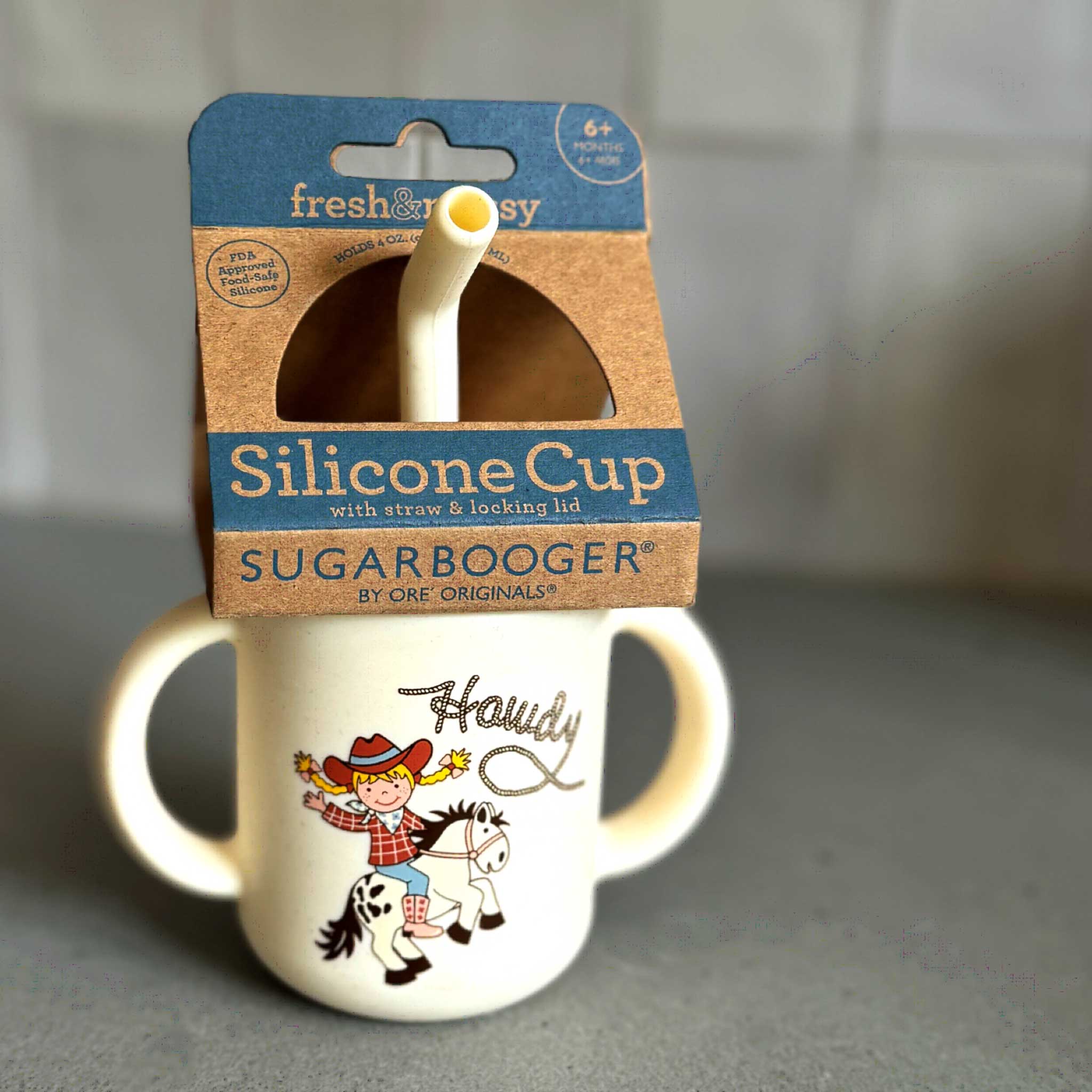 Sugarbooger by Ore’ Originals - Wholesale Drinking Glass/Cup - Kids & Baby - Fresh & Messy Sippy Cup | Howdy Cowgirl3