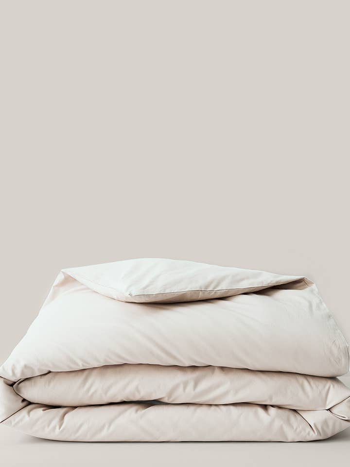 Housse de Couette Percale Air Frais Bio Maison pour la vente par Pact