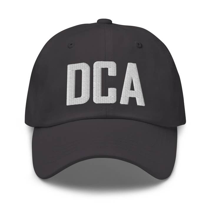 CRE PYT - Wholesale Baseball Cap - Unisex - DCA Airport Code Embroidered Dad Hat Washington DC District of Columbia Arlington Virginia4