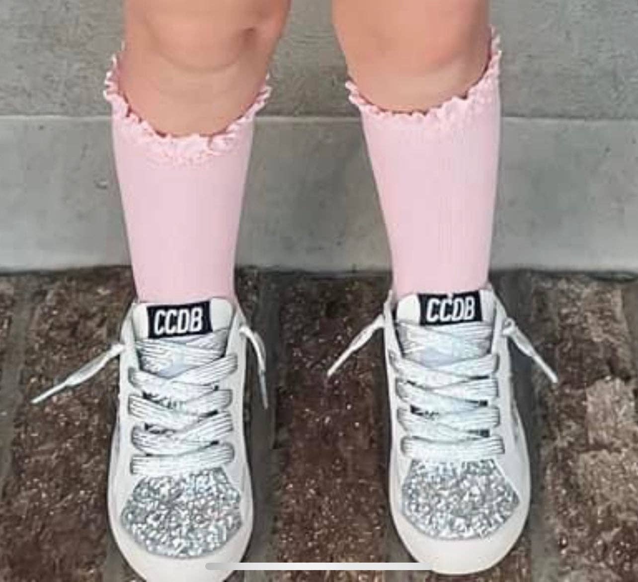 AdaLo - Wholesale Lifestyle Sneakers - Kids - Silver sparkle kids sneaker2