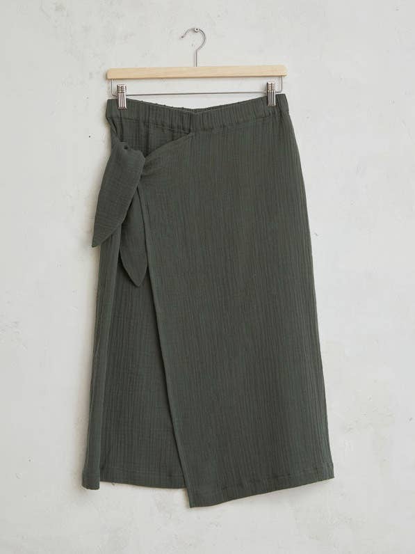 Cottyfish - Wholesale Skirt - Women's - CARABELA GREEN HUNT WRAP SKIRT0