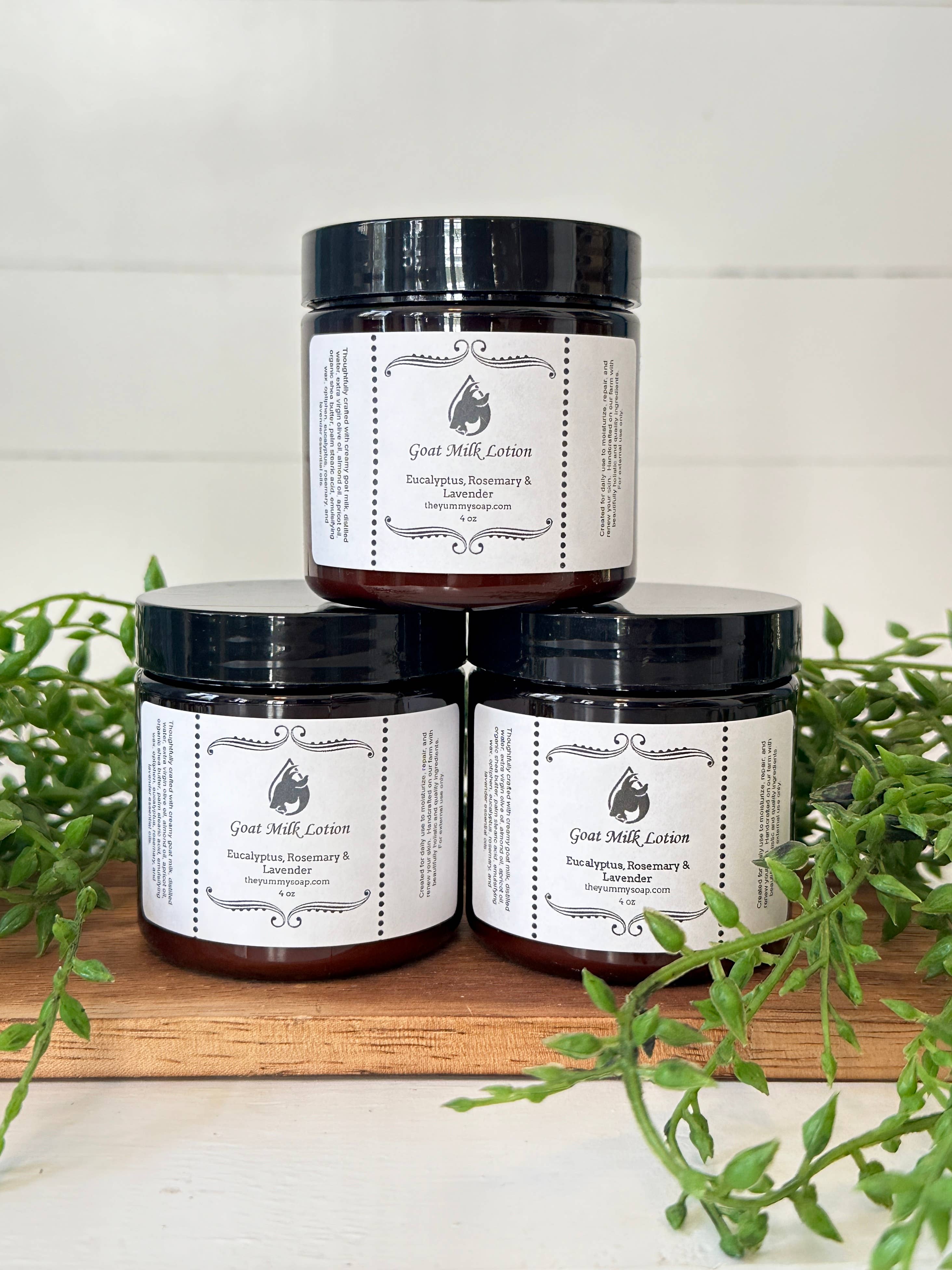 The Yummy Soap - Wholesale Body Cream/Lotion - Eucalyptus, Rosemary and Lavender Goat Milk Lotion ~Hydrate2