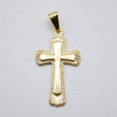 Ciondolo a croce in oro 18 carati per la vendita all'ingrosso da parte di MIA Jewelry