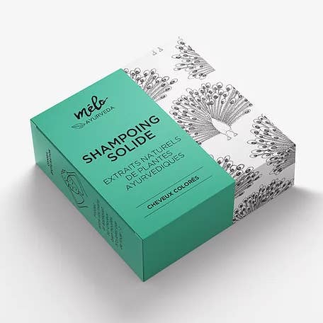 Shampoo solido per capelli colorati per la vendita all'ingrosso da parte di MELO AYURVEDA