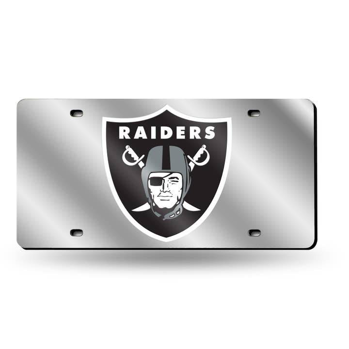 NFL Football Las Vegas Raiders Silver Silver Laser Cut Tag for wholesale by Rico Industries
