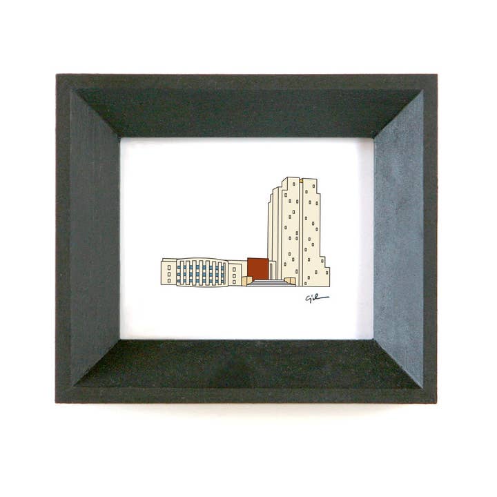 North Dakota State Capitol | ND Print for wholesale by United Goods