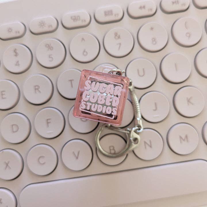 Sugar Cubed Studios - Wholesale Keychain - Unisex - Kirbo - Fidget Keycap Keychain2