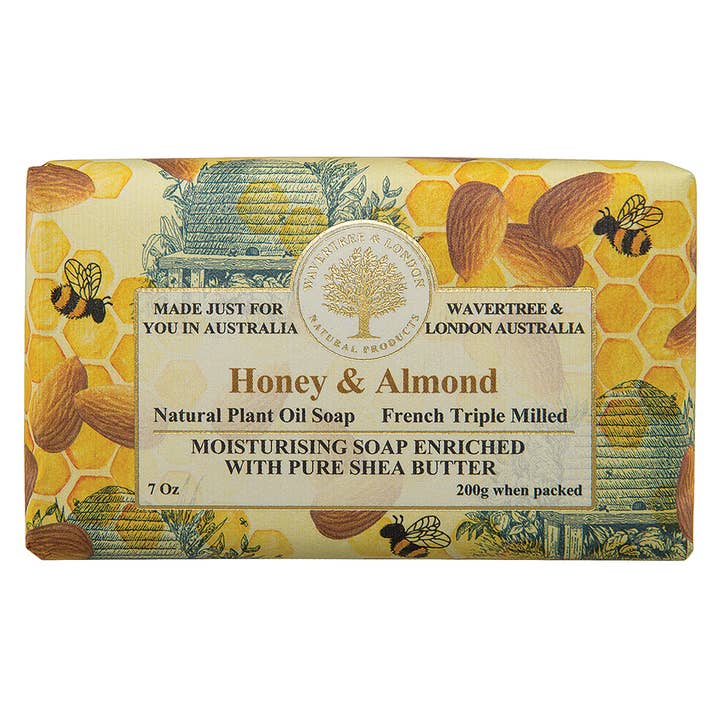 Wavertree & London - Wholesale Bar Soap - Wavertree & London Honey & Almond Luxury Soap Bars