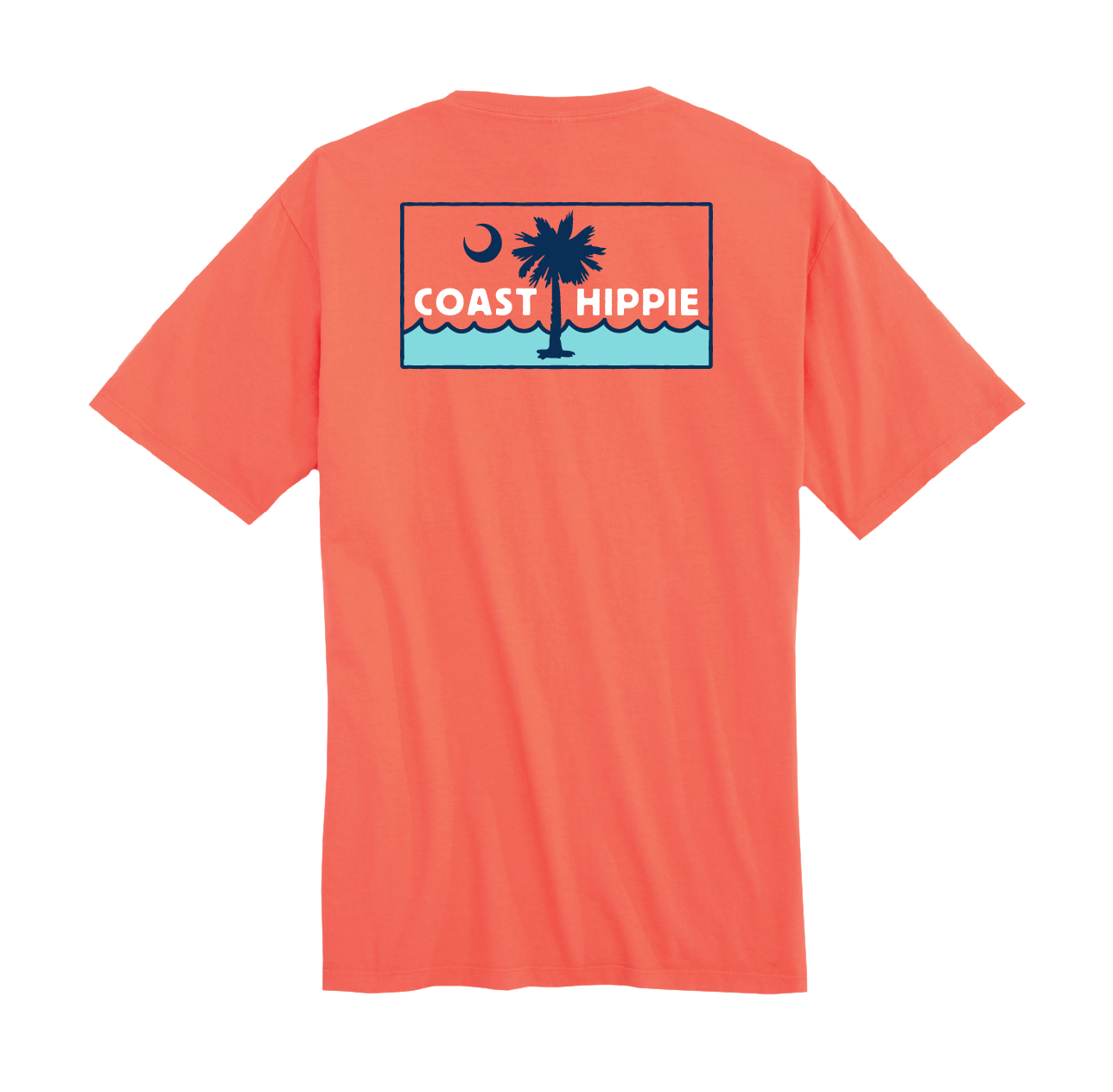 Coast Hippie - Wholesale Screen Printed T-Shirt - Unisex - SC Flag SS8