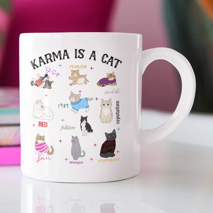 YellowBridge - Wholesale Coffee Mug - Taylor Karma Is A Cat Tour Mug0