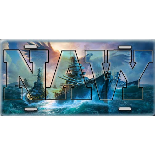 Navy Nummernschild für den Großhandel von Make It Yours