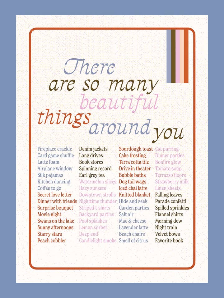 Impression artistique Beautiful Things pour la vente par Jenna O. Studio