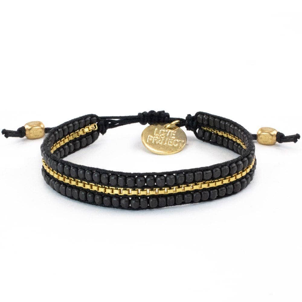 Love Is Project - Wholesale Woven/Braided Bracelet - Diwali Bracelet - Dark Black0