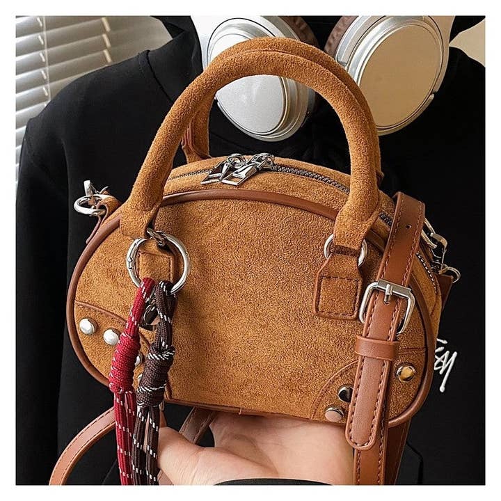 Vintage Crossbody Schoudertas Met Bedel voor wholesale door OceanusSwim