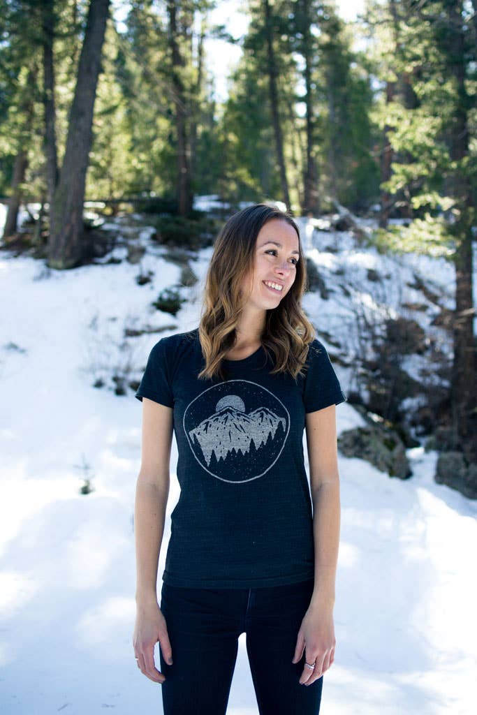 Moore Collection - Venta al por mayor Camiseta serigrafiada - Mujer - Señoras Night Sky Tee2