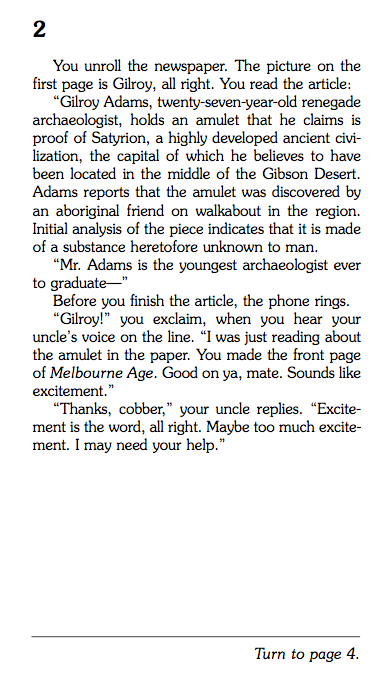 Choose Your Own Adventure - Vente Livre pour préadolescents (de 9 à 12 ans) - Struggle Down Under, livre pour enfants3