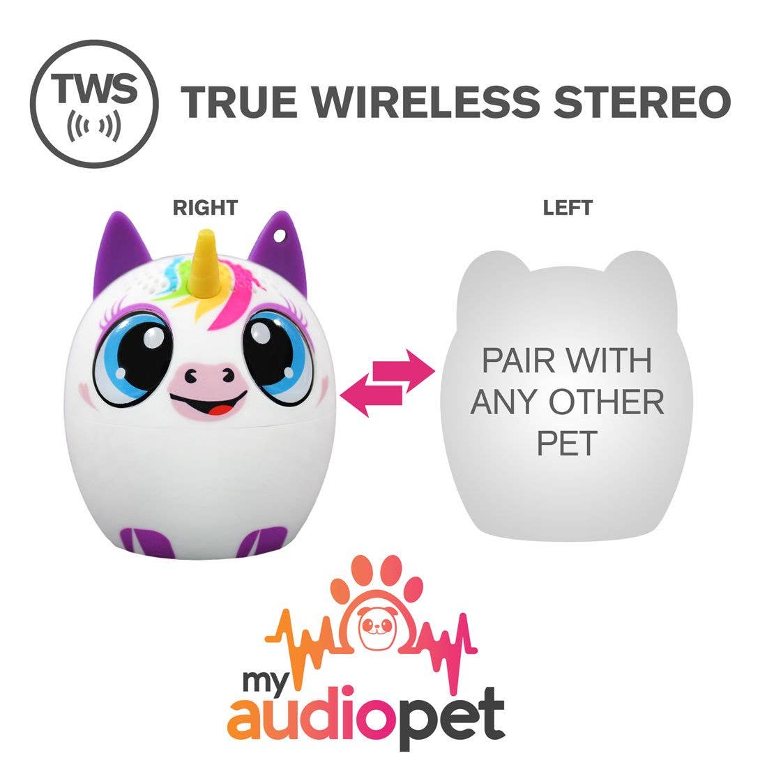 My Audio Life - Vendita all'ingrosso Casse audio - My Audio Pet - Unicorno3