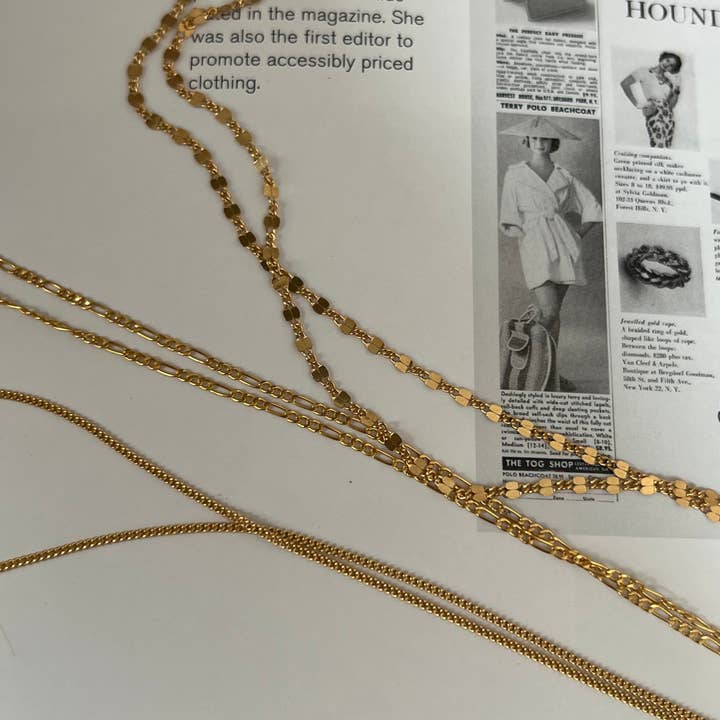 VIE EN BLEU - Wholesale Link & Chain Necklace - Amina body chain4