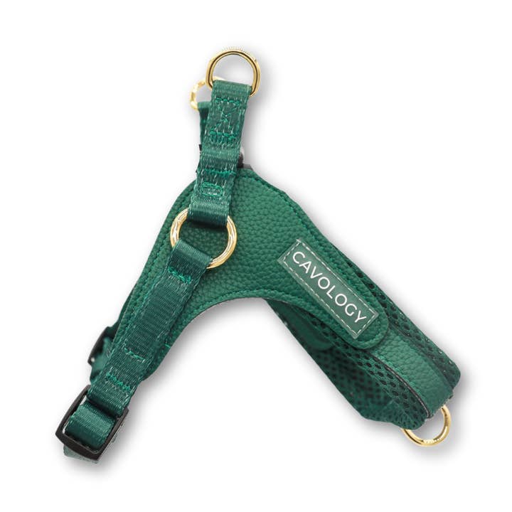 Cavology - Wholesale Pet Harness - Dog - EASY-O STEP IN HARNESS - Forest Green0