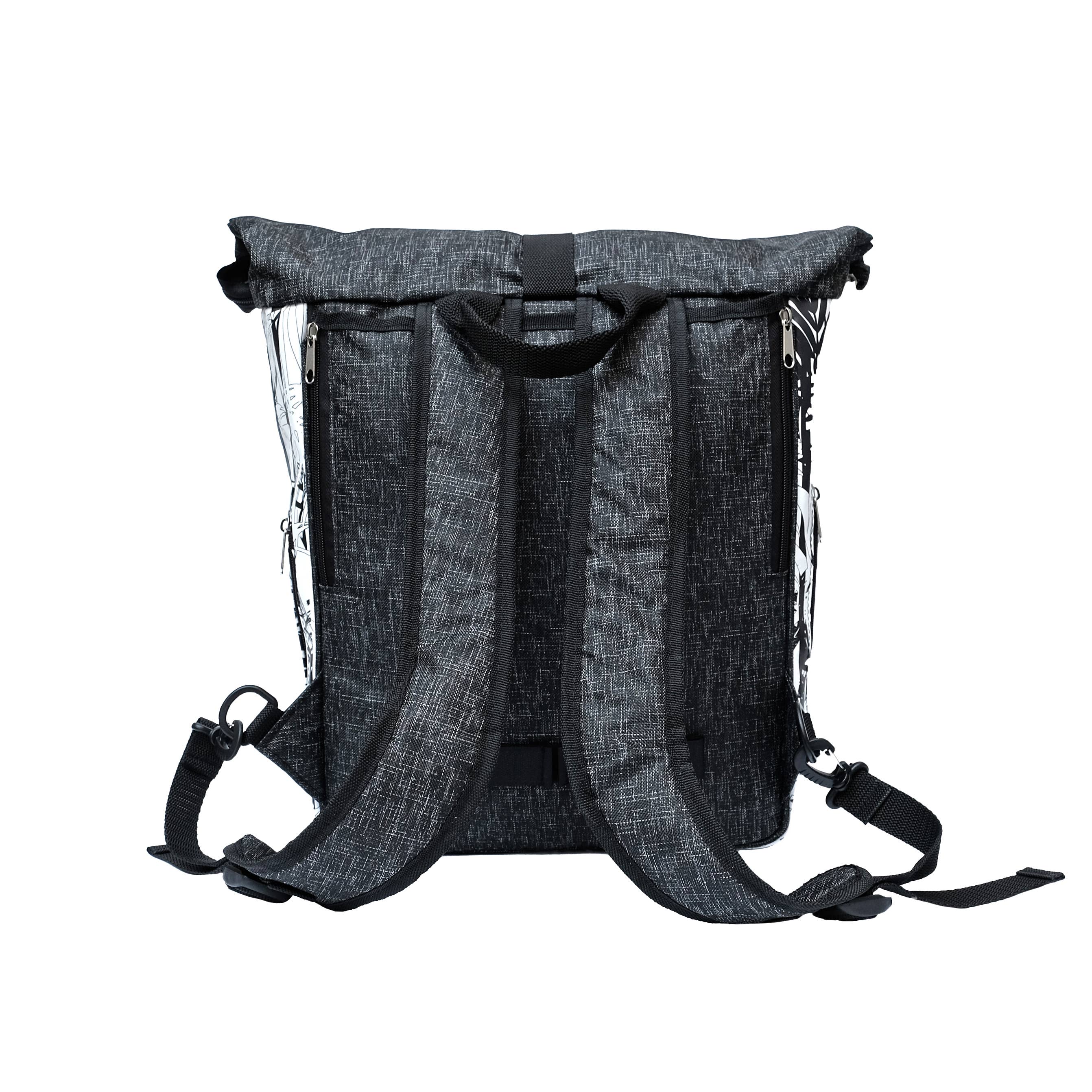 Ikuri - Wholesale Biking Accessories - 2 in 1 Bicycle Bag / Backpack Combo Carrier Palmeras2