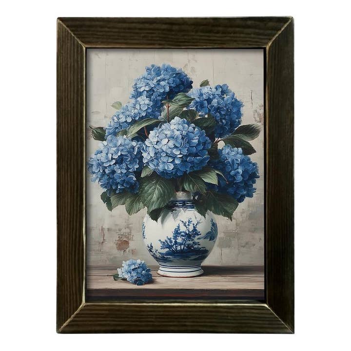 HMK1504L Hortensia Bleu pour la vente par JanMichaels Art & Home