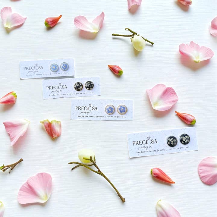 Petite Blossom Studs for wholesale by Preciosa Jewelry Co.