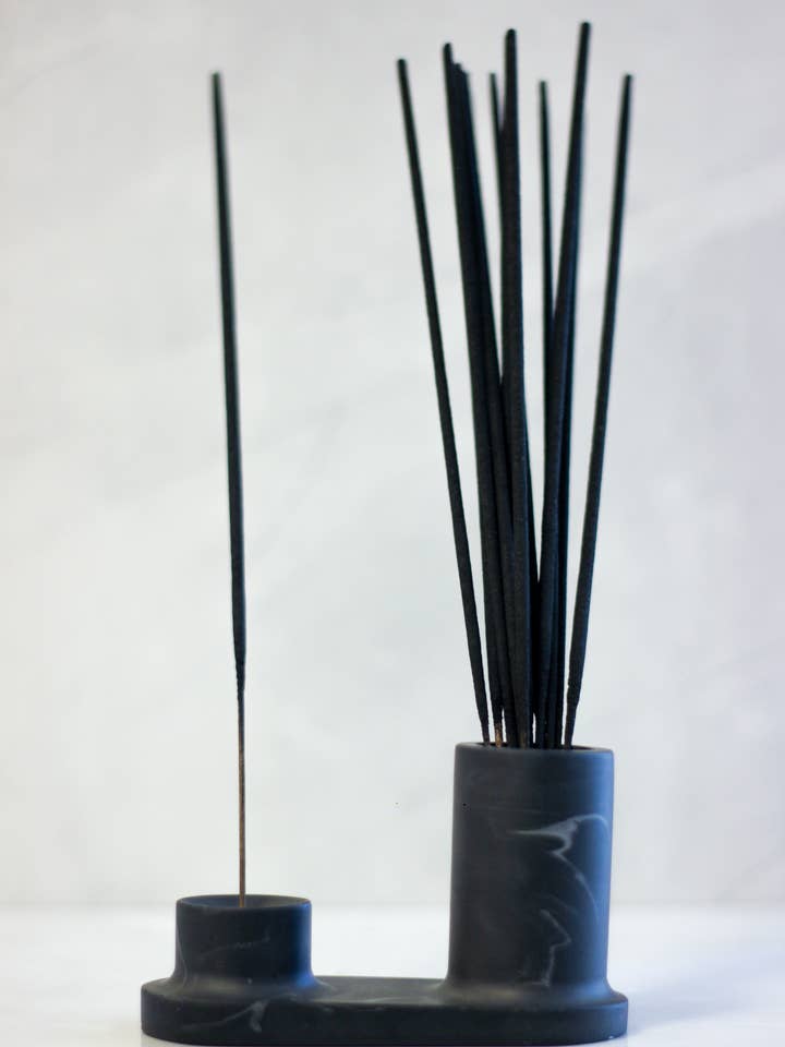 INCENSE HOLDER, INCENSE BURNING, TALL ,CUSTOM COLOR for wholesale by SCENTS BY FAY