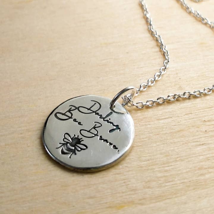 Darling, Bee Brave Pendant for wholesale by Darling Bee