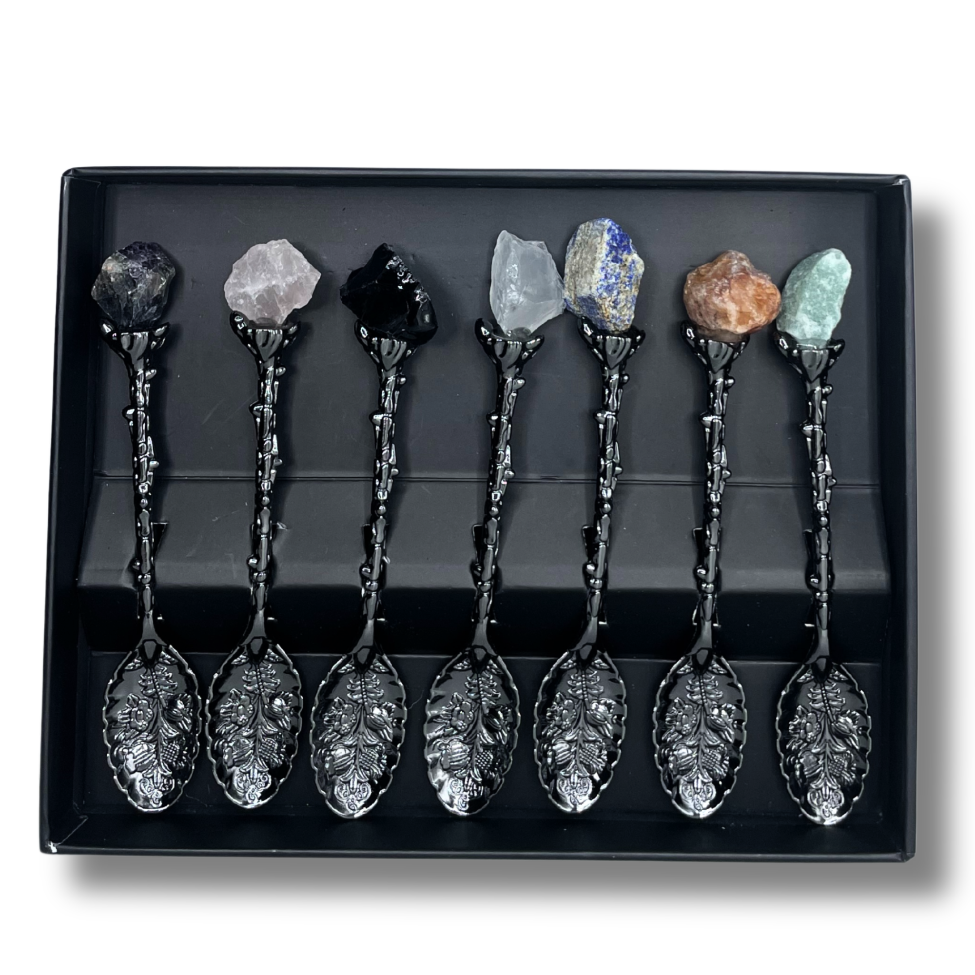AWGifts Europe - Wholesale Kitchen Spoon - Wholesale Gemstone Witch Spoon Sets0