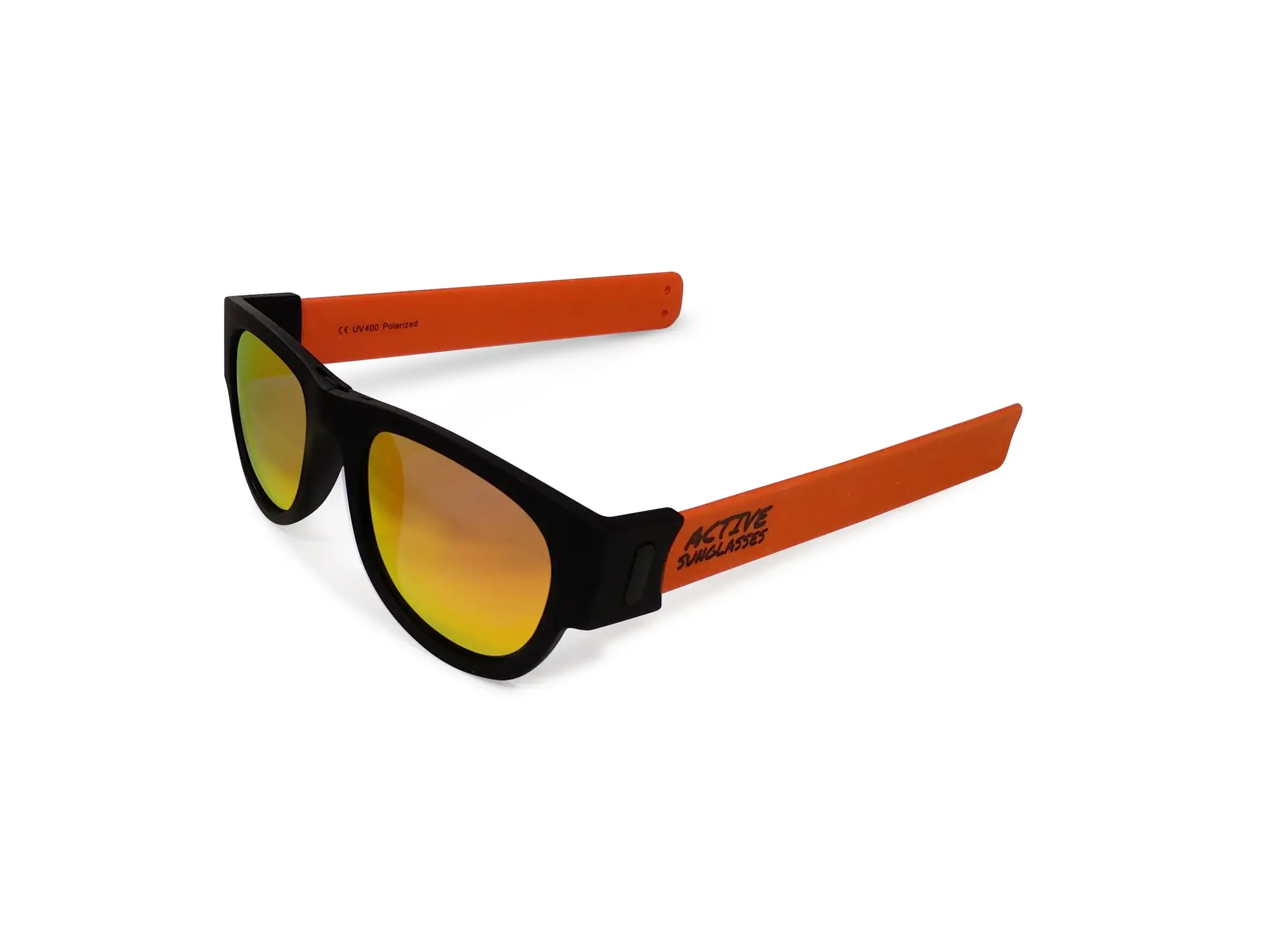 Active Sunglasses - Wholesale Sunglasses - Unisex - Orange - Fire Iridium Mirror2