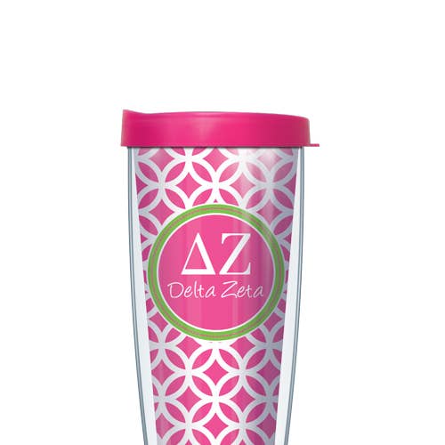 Delta Zeta Roundabout Tumbler for wholesale by FREEHEART