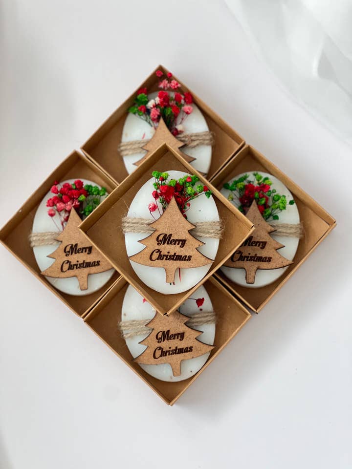 Christmas Soap Favors, New Year Gifts, Holiday Party Gifts for wholesale by Uniq Favors