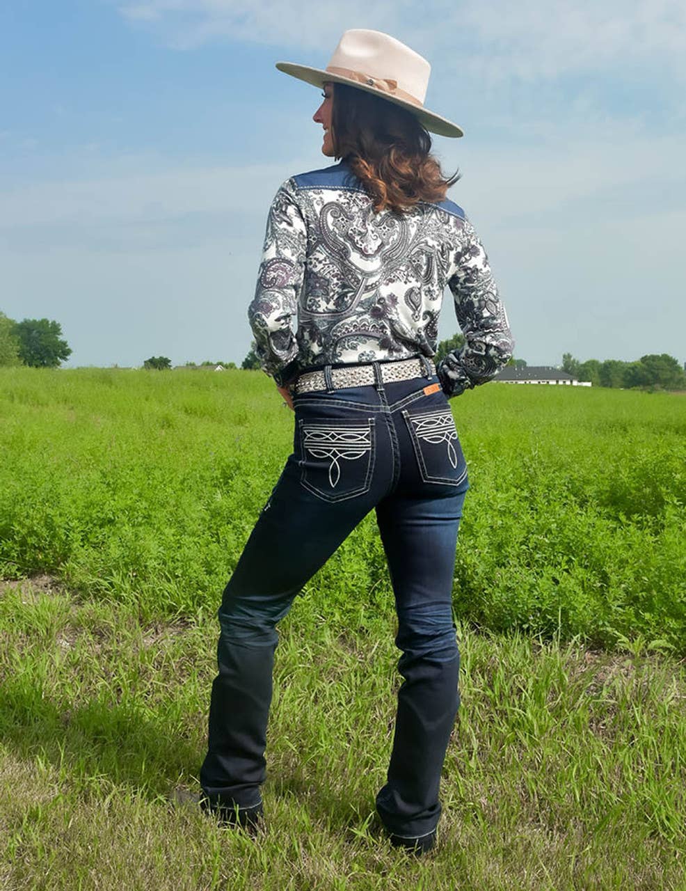 Dark Wash Boot Stitch for wholesale on Faire6