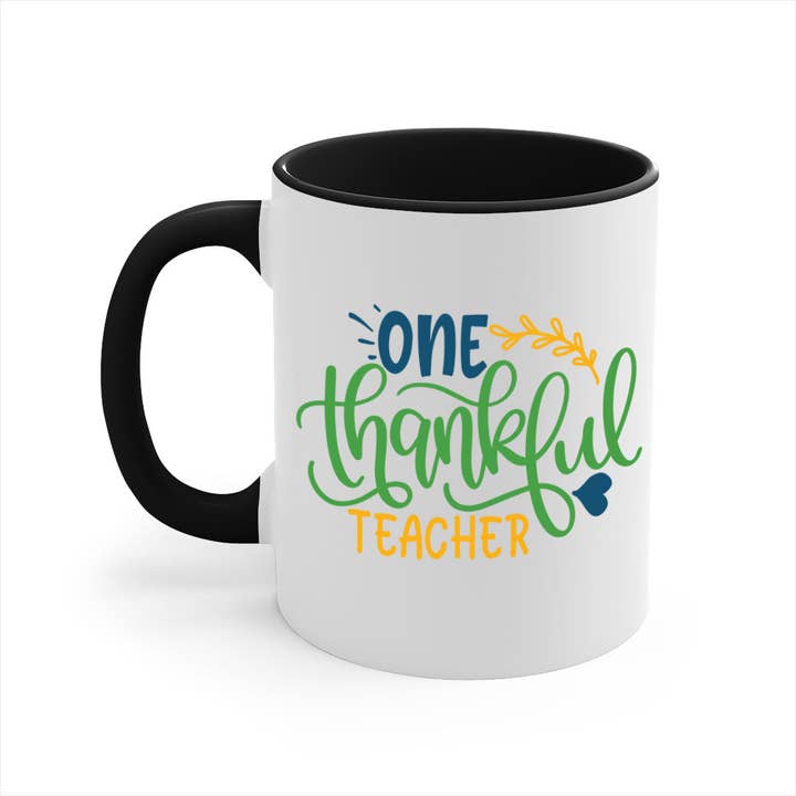 Mugs R Us - Vendita all'ingrosso Tazza - one thankful teacher Style 156#- Tazza da insegnante/tazza da caffè5