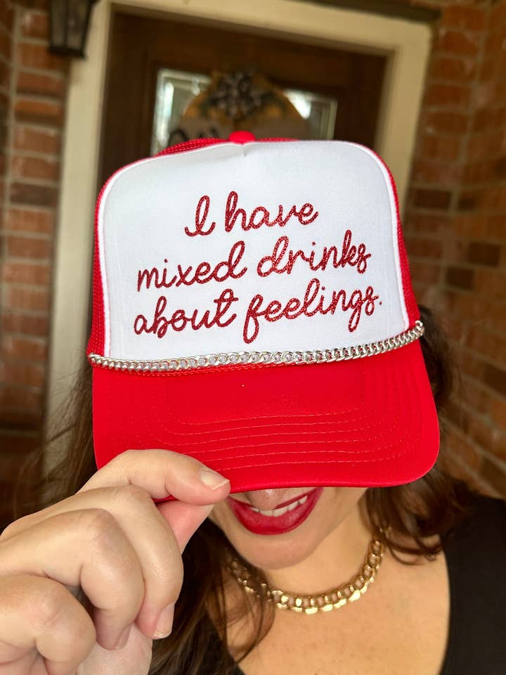 Jag har blandade drycker om känslor Trucker Hat för wholesale av Very Cherry