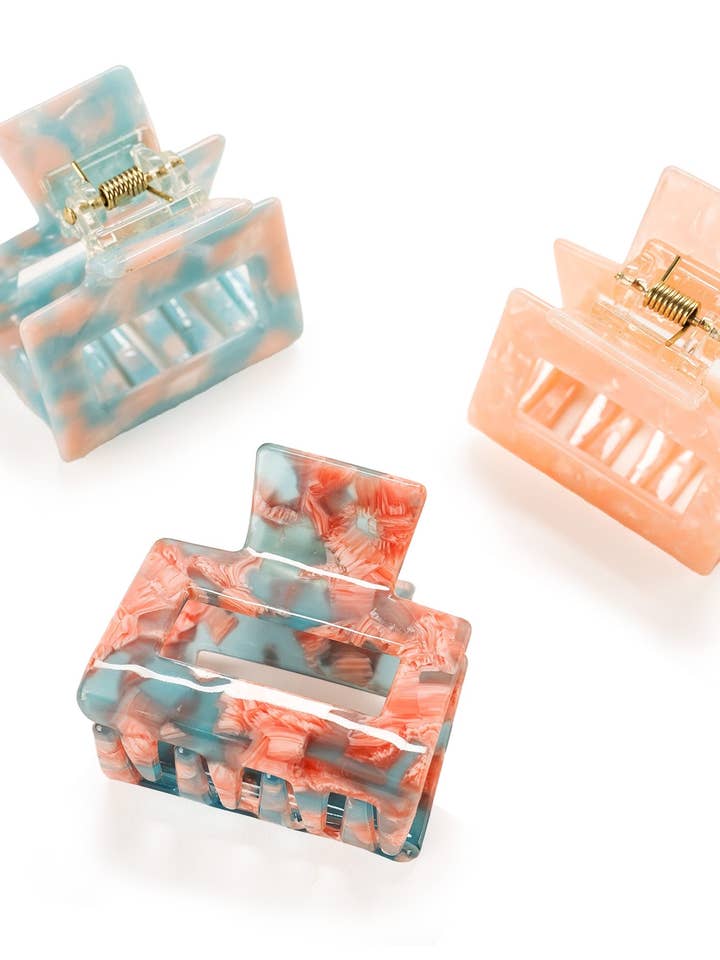 Petite Hair Claw Trio voor wholesale door Violet & Brooks