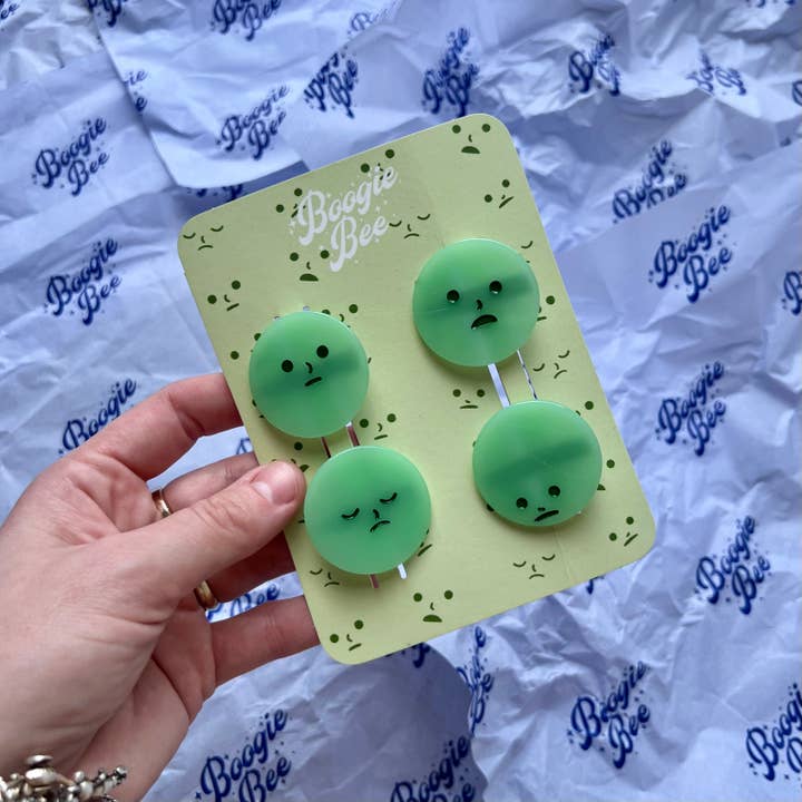 Green Guys Flat Clips for wholesale by Boogie Bee