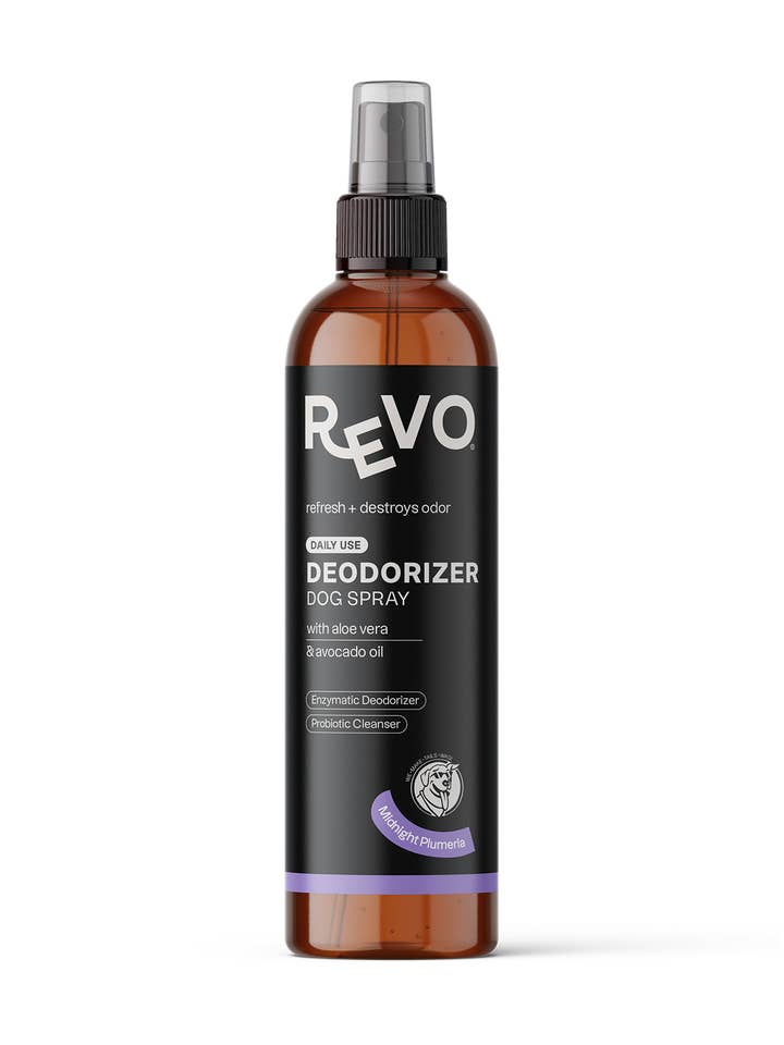 Midnight Plumeria Deoderizer 8oz for wholesale by REVO Dogs